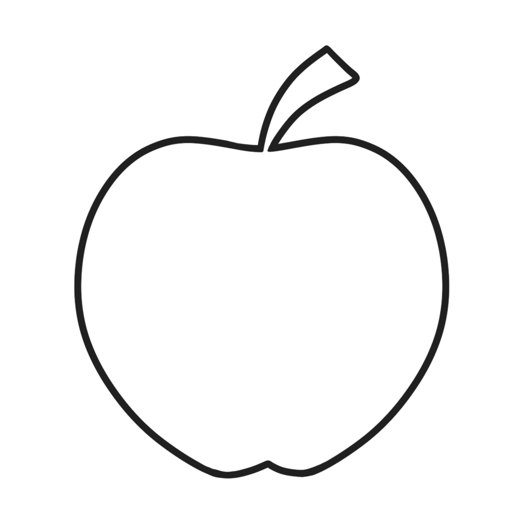 illustration of an apple