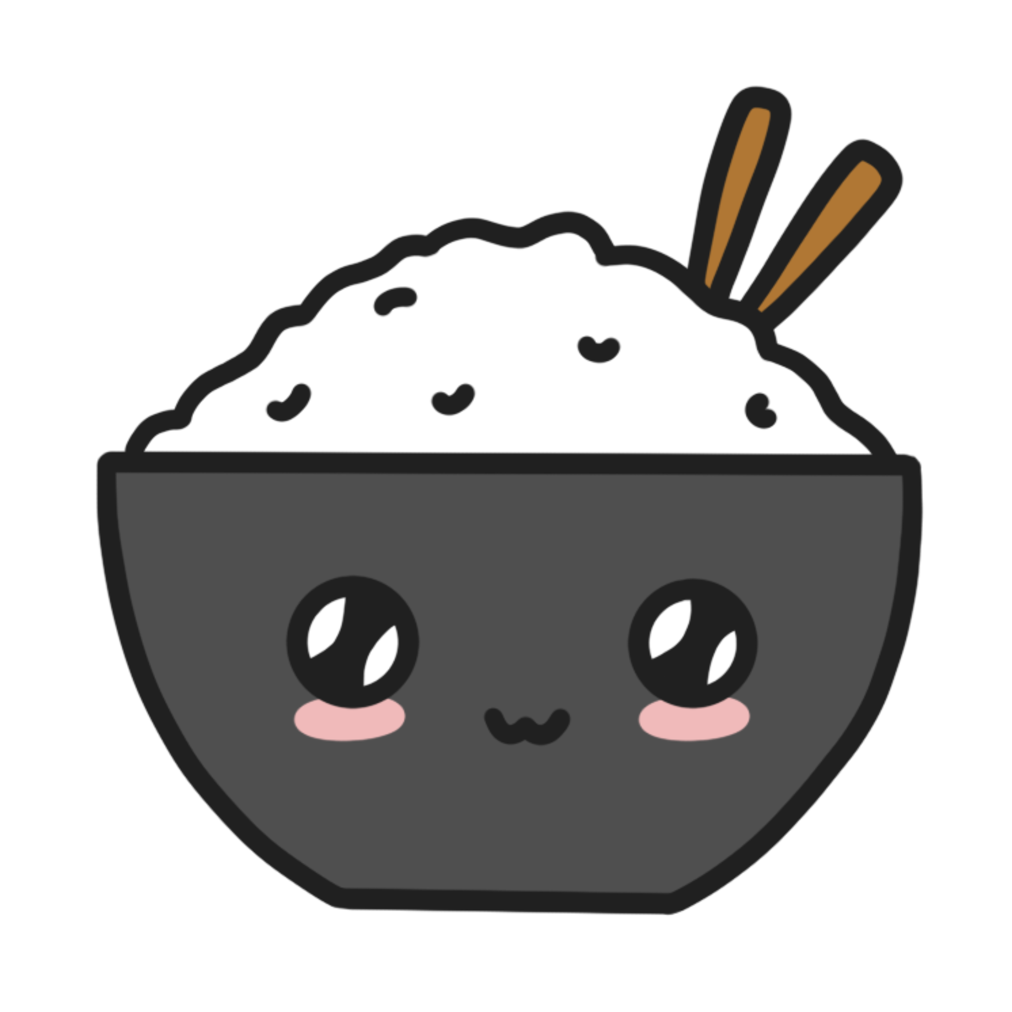 illustration of a bowl of rice