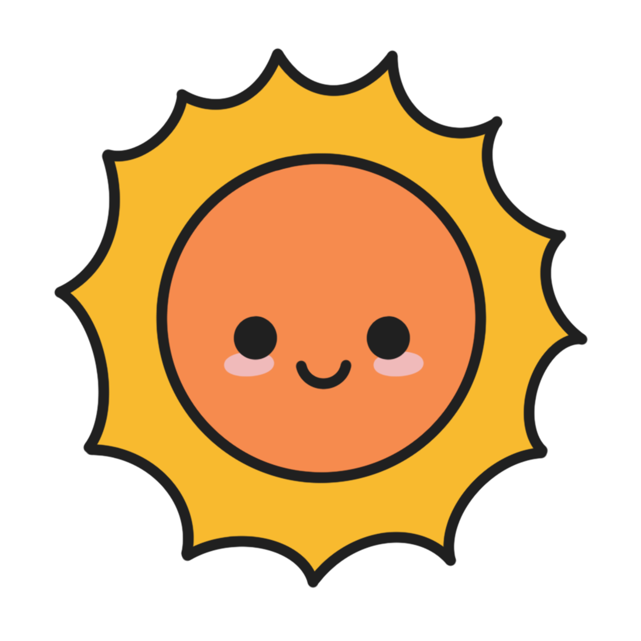 illustration of a sun