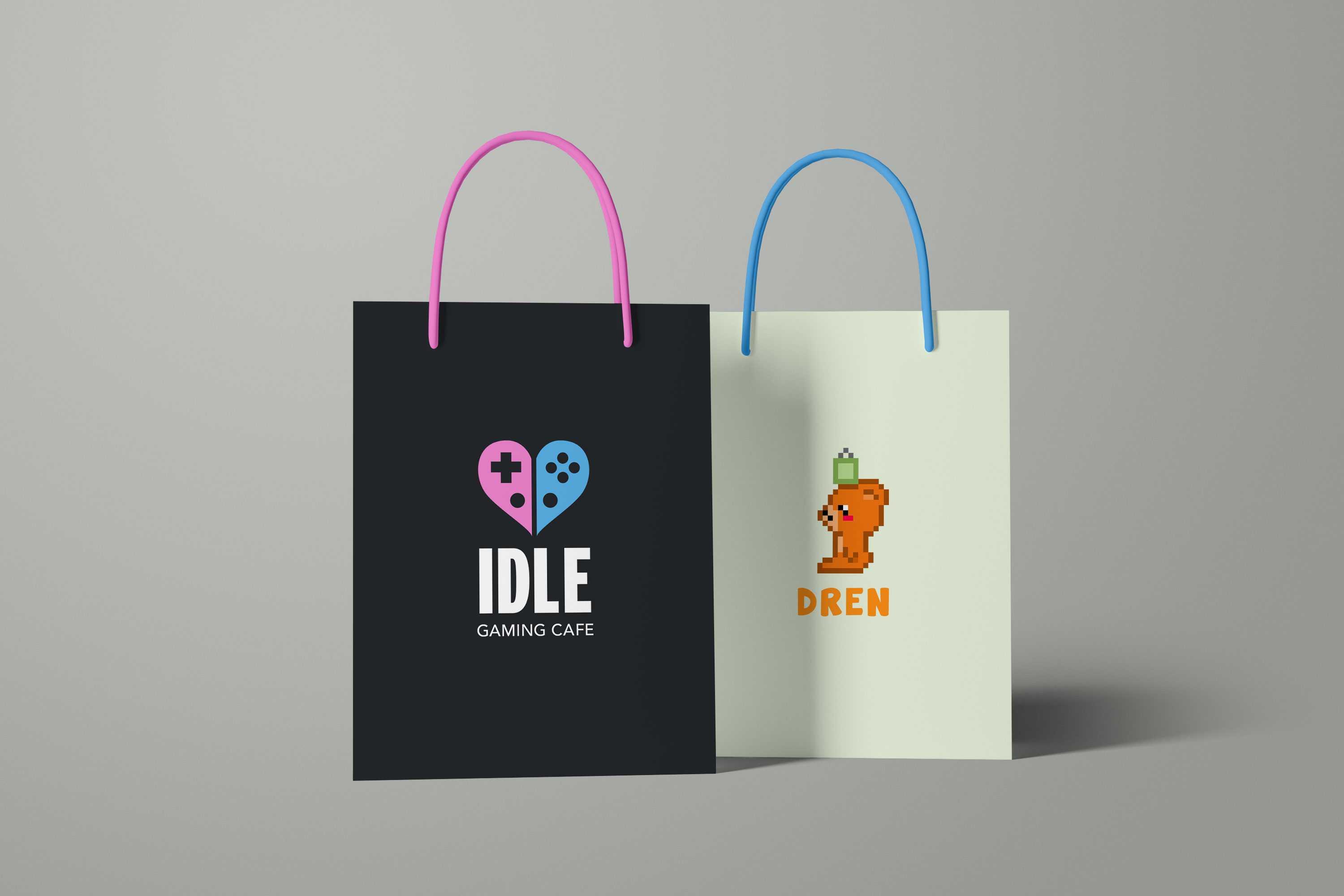 branded shopping bags